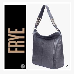NWT Frye Black Leather Hobo Bag